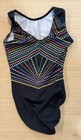 Gk Elite Mckenna Kelley Leotard Gymnastics Black With Polka Dots