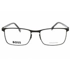 Hugo Boss Men s Eyeglasses Matte Ruthenium Black Metal Frame Boss 1637 0svk 00
