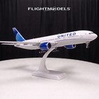 Boeing 777 United Diecast Model Plane 47cm 19 Inch Display Aircraft