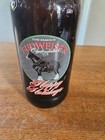 Large Budweiser King Of Beers Clydesdales Glass Beer Bottle Happy Holidays 64oz
