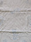 Vintage 1940 s Hand Stitched And Embroidered Baby Quilt Animal Theme 32x53  