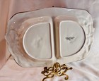Vintage Fitz   Floyd Holiday Solstice Divided Tray Platter