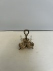 Dollhouse Miniature Sterling And Glass Peter Acquisto Victorian Wine Stand