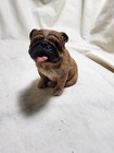 Sandicast Small Size Bulldog Fawn Sculpture sitting s Brue m175