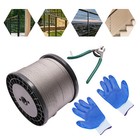 1500ft 1 8  Stainless Steel Cable T316 Wire Rope Cable Railing Kit 7x7 Strand