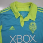 Adidas Climacool 2011 Mls Seattle Sounders Fc Xbox Collared Jersey Men   s Small