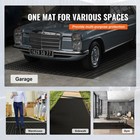 4 X 8 Ft Garage Floor Mat Diamond Plate Pvc Vinyl Rolls Non-slip 3mm Thick