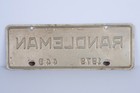 Vintage 1979 Randleman Town city Plate
