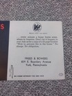 1940s Freed   Bowers Co York Pa Adv Ink Blotter Firetruck   Fireman Ephemera 