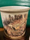3 Cannisters   Salt And Pepper Hautman Brothers Wildlife Deer Gorgeous Set E c 