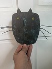 Vintage Folk Art  Copper Cat Bird And Rodent Scarer