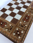 Extra Large Combo Backgammon Chess Set 20  Handmade Wooden Mosaic Board  Xmas     