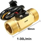 G1 2  Hall Liquid Water Flow Sensor Switch Flowmeter Meter 1-30l min Sen-hz21wi
