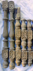 Lot Of 13 Vintage Carved   Turned Spindles Furniture Parts Salvage