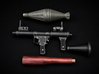 Replica Rpg 7 Prop 1 1 Scale Fake Rpg-7 3d Printed With Wallmounts Rpg