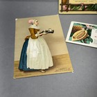 Lot Of 3 Walter Baker   Co  Chocolate Advertising Recipes Ink Blotter Postcard