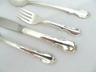 4 Pc  Rogers Bros  Reflection Silver Plate Baby Silverware   Spoon Forks Knife