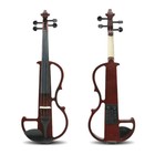 4 4 Full Size Electric Violin 4 String Solid Wood Ebony Fittings With Case Bow
