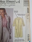 Jacket Coat Long Pockets Open Front 12 Mccalls 4696 Busy Woman Sewing Pattern Uc