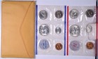 1960 U s  Silver Mint Set 10 Coin-  p   D  Uncirculated Set With Envelope 