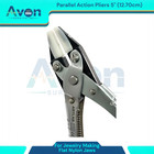 Parallel Action Pliers Smooth Flat Nose Nylon Jaws 5  Jewelry Hobby Crafts Plier