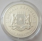 Somalia 1000 Shillings 2004 Elephant 1 Oz Silver