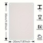 2d Flat Inspirational Metal Sign Retro Rustic Wall Art Humorous Plaque Decor