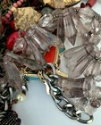 8 Lb Mixed Jewelry Lot Vintage- Modern Wearable Resale Craft Necklaces Earring