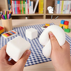 Cute Tofu Stress Ball Squishy Sensory Fidget Toy Stress Relief Gift For Kids