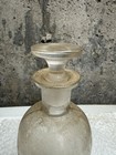 Antique Apothecary Bottle Jar Ac  Nitric  Label Under Glass Pharmacy 10   