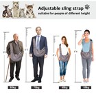 Large Dog Sling Carrier Bag 25lb Pet Cat Mesh Backpack Travel Tote Shoulder Bag