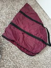 Dover Saddlery Maroon Fleece Lined English Saddle Bag A p
