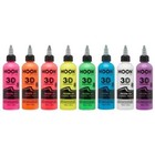8-color Uv Reactive 3d Fabric Paint Set