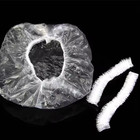 100 Pcs Disposable Shower Caps Thickened Waterproof Hair Bath Caps For Women Men