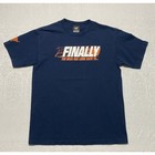 Wwe Authentic The Rock Finally Chicago Electrified 2011 Navy Blue T-shirt Mens L