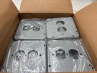 Mulberry 11502 4-11 16  Square Cover 1 Gang Duplex Lot Of 25