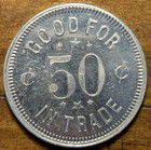 Shelbyville  Tennessee Tn Bob Moore Grocery Good For 50   Trade Token