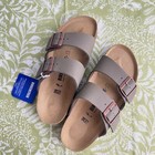 Birkenstock Arizona Birkibuc Birko-flor Stone Leather Sandals Size 37-45