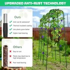 71in Tall Cucumber Trellis For Climbing Plants Outdoor Garden Arch Trellis Metal