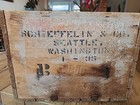 Vintage Teachers Highland Cream Whisky Wood Crate Seattle Washington 