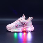 Girls  Led Light Up Sneakers Kids Cartoon Casual Sports Running Shoes Trainers