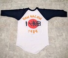 Vintage Van Halen 1984 Samurai Raglan T Shirt 2-sided Sport-t Steinman Original