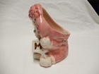 Vintage Rubens Ceramic Lamb Planter Pastel Pink Baby Nursery Decor