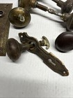 Antique Door Knobs 100yr Plus Ornate And Old  Brass Victorain