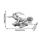 Car Ornament Wile E Coyote Badge Mechanic Front Hood Decoration Auto Accessories