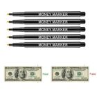 5x Money Marker Counterfeit Bill Fake Detector Pen Ink Us Dollar Currency Test