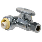 5 Pack Xfitting   1 2 Push Fit X 1 2 Push Fit 3 8 Od  Tee Valve  Push Fit Valve