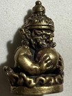 Phra Rahu Lp Rare Old Thai Buddha Amulet Pendant Magic Ancient Idol 61
