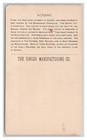 The Singer Manufacturing Co  Norway Vintage   1892 Advertising Trade Card