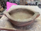 19th C  Vintage Rare Hand Carved Mortar Bowl Sand Stone Kitchenware Kharal
